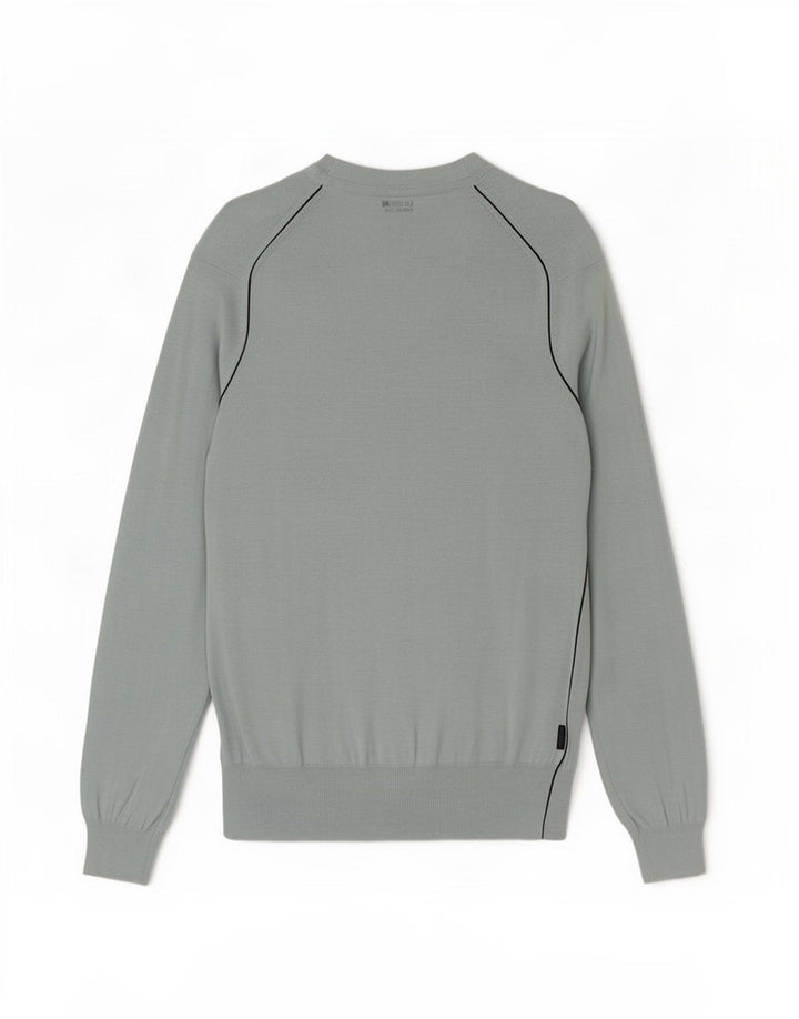 Hugo Boss Herre sweater med rund hals, medium blå