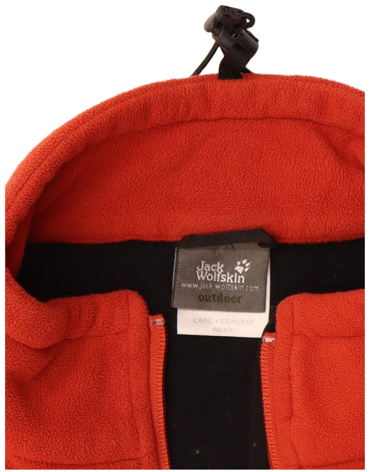 JACK WOLFSKIN Fleecejakke til mænd UK 44 XL Orange Polyester
