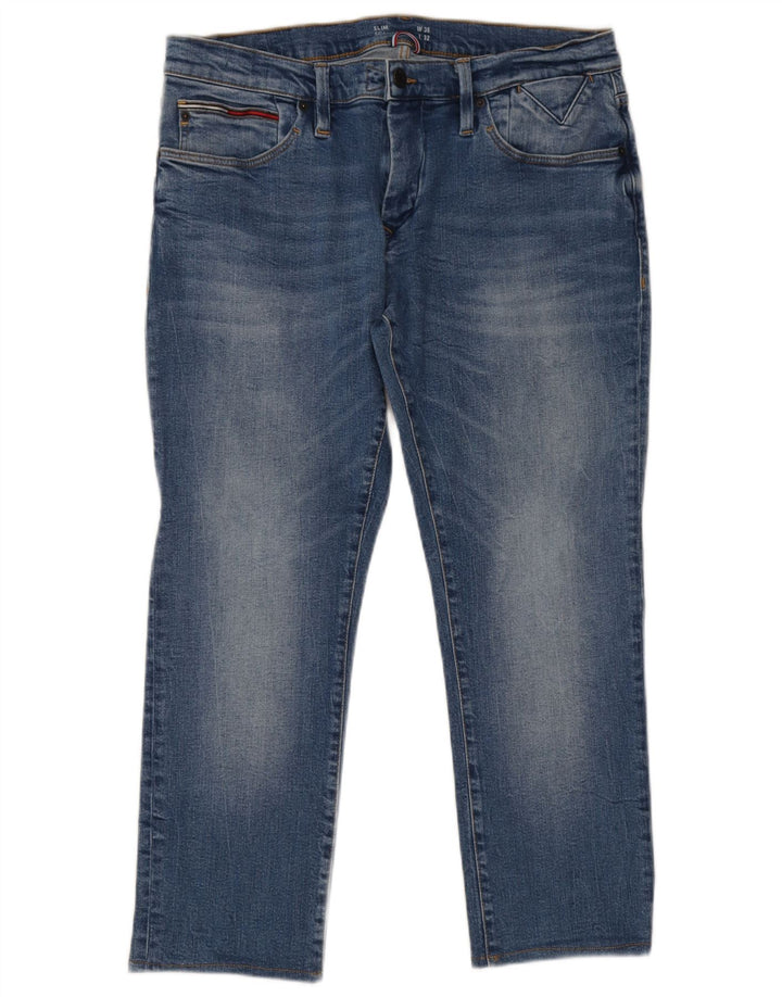 Tommy Hilfiger Herre Scanton Slim Jeans W36 L32 Blå
