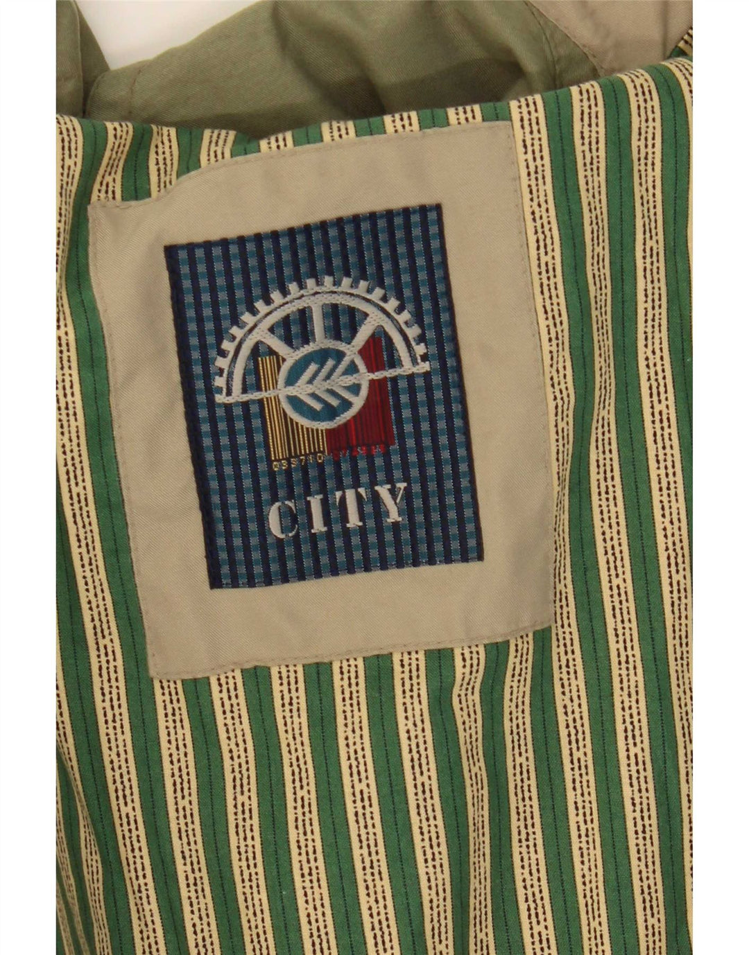 Vintage Bomberjakke til mænd UK 42 XL Grønne mikrofibre