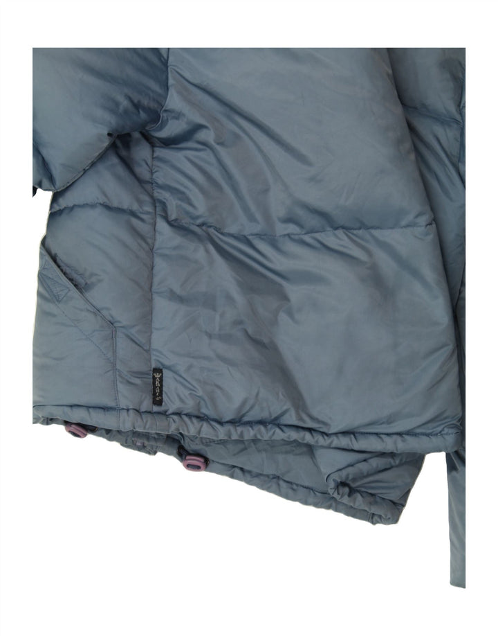 ARMANI JEANS Womens Padded Jacket UK 14 Medium Blue Polyamide Vintage Armani Jeans and Second-Hand Armani Jeans from Messina Hembry 
