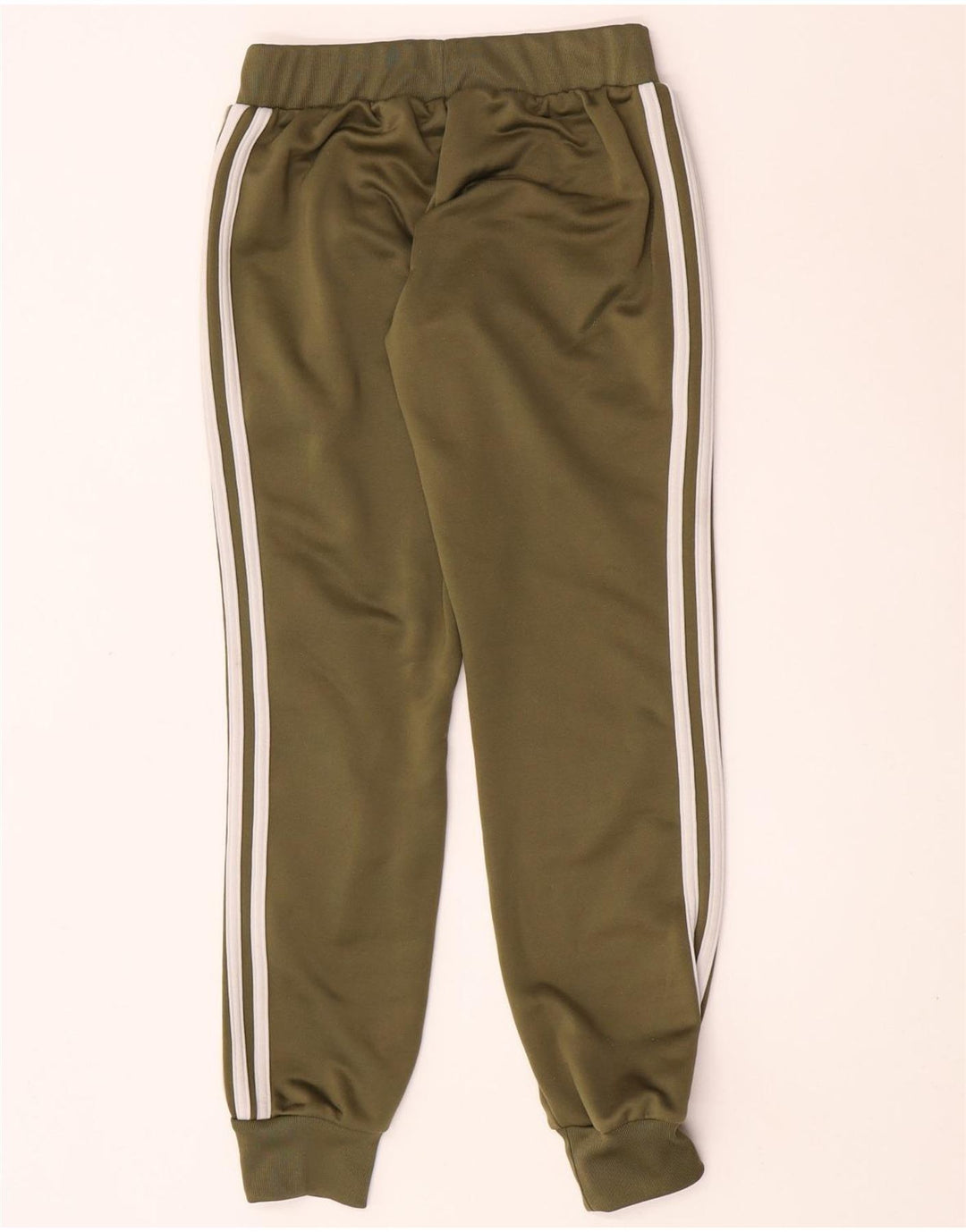 Adidas Dame træningsdragt Bukser Joggers UK 10 Small Khaki Polyester