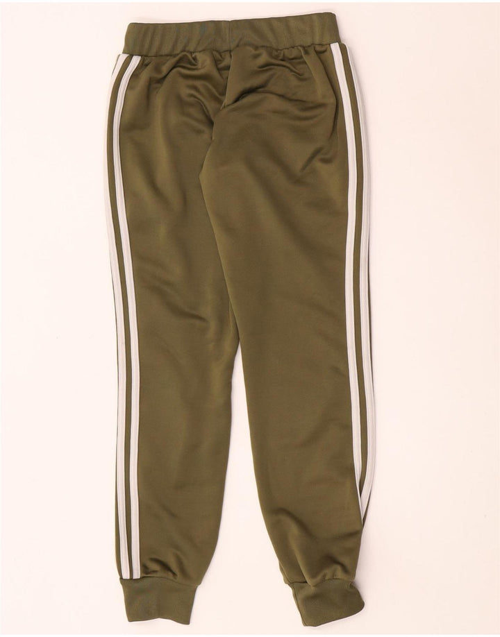 Adidas Dame træningsdragt Bukser Joggers UK 10 Small Khaki Polyester