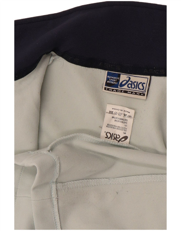 ASICS træningsdragt topjakke til kvinder UK 14 Medium White Colourblock Polyester