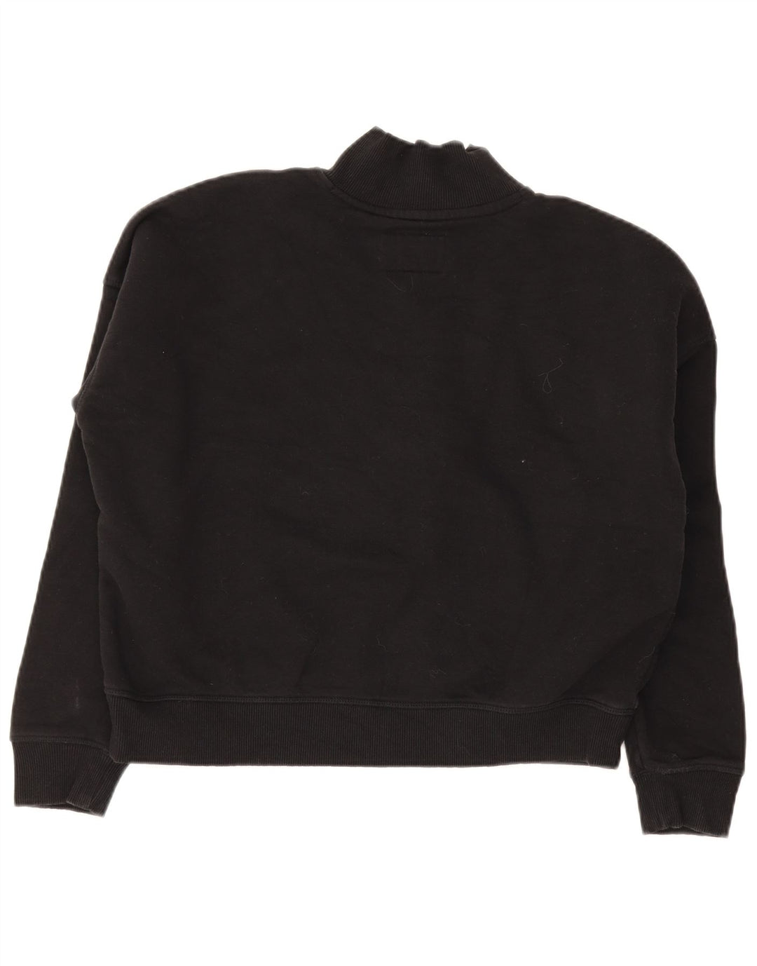 Jack Wills Dame Oversized Grafisk Sweatshirt Jumper UK 12 Medium Sort