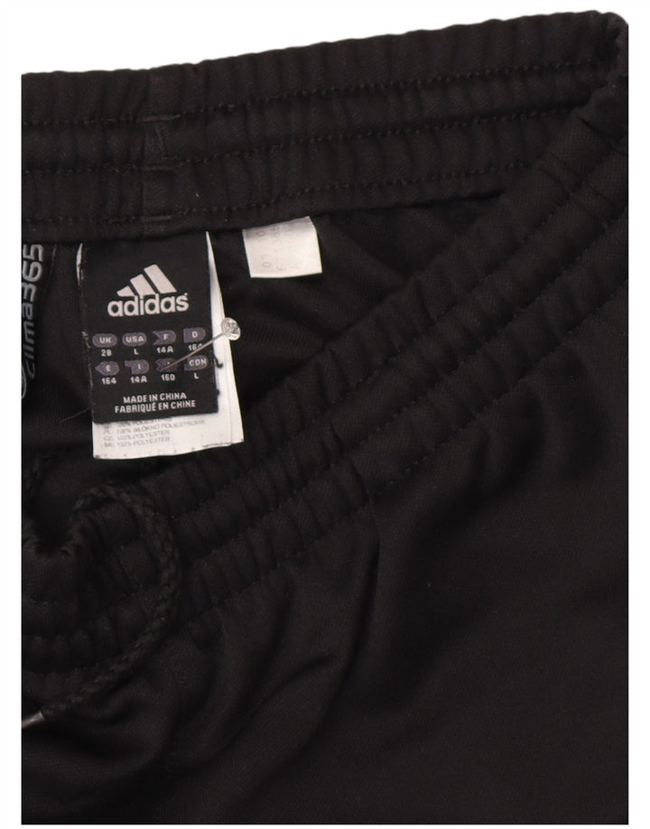 Adidas Drenge Træningsdragt Bukser 13-14 År Sort Polyester