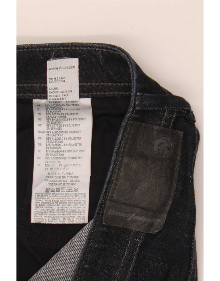Diesel Dame Slim Jeans W32 L32 Marineblå Bomuld