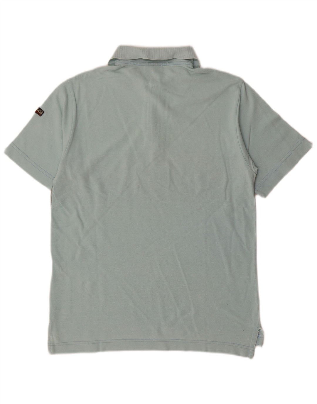 NAPAPIJRI Herre Geographic Polo Shirt Lille Blå Colourblock Bomuld