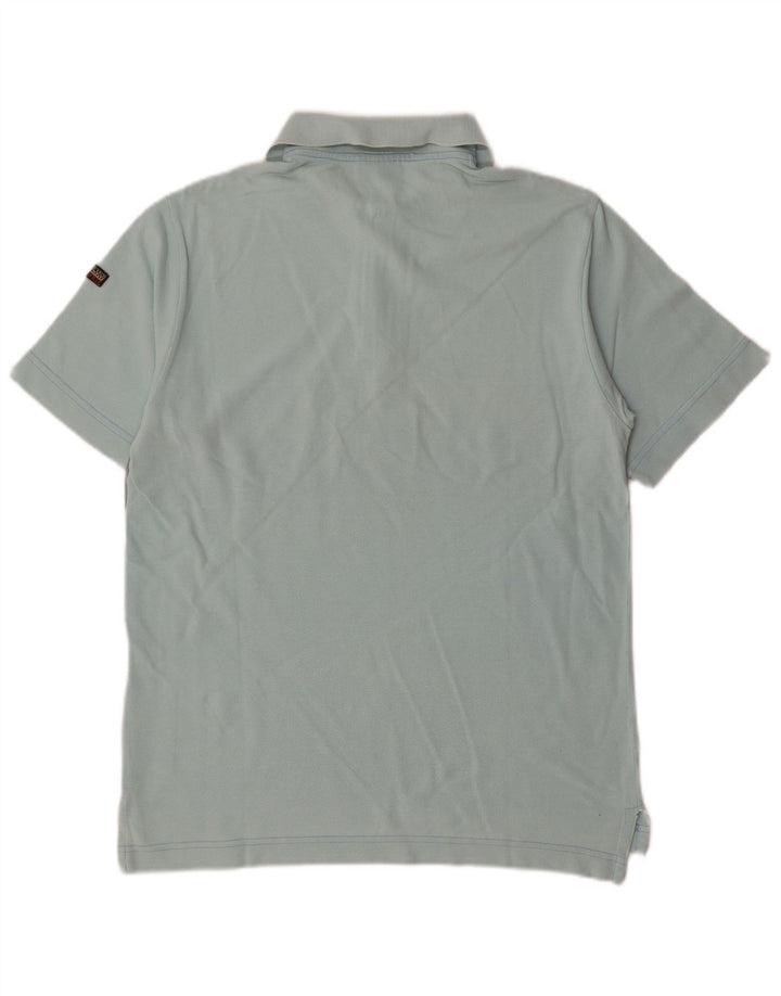 NAPAPIJRI Herre Geographic Polo Shirt Lille Blå Colourblock Bomuld