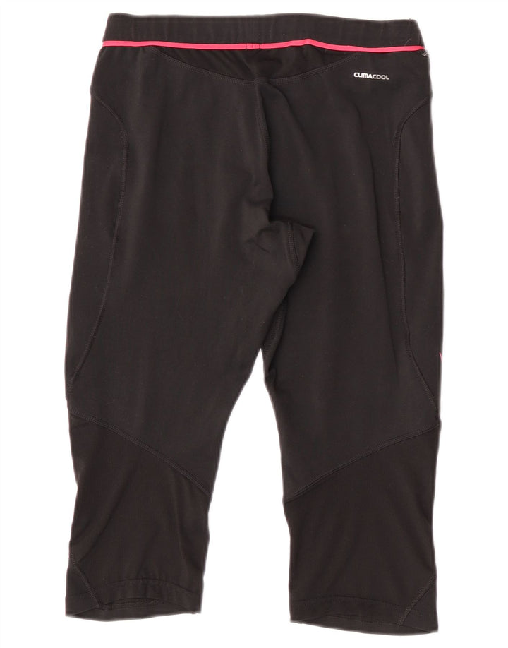 Adidas Dame Climacool Capri Leggings UK 12 Medium Sort Polyester