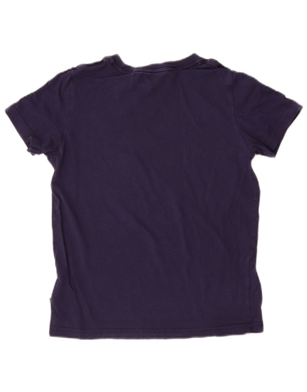 Puma piger grafisk t-shirt top 11-12 år marineblå bomuld