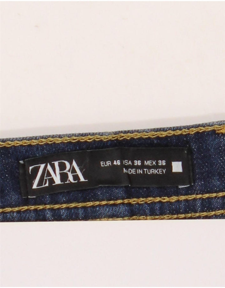 Zara Herre Tapered Jeans EU 46 XL W36 L29 Blå