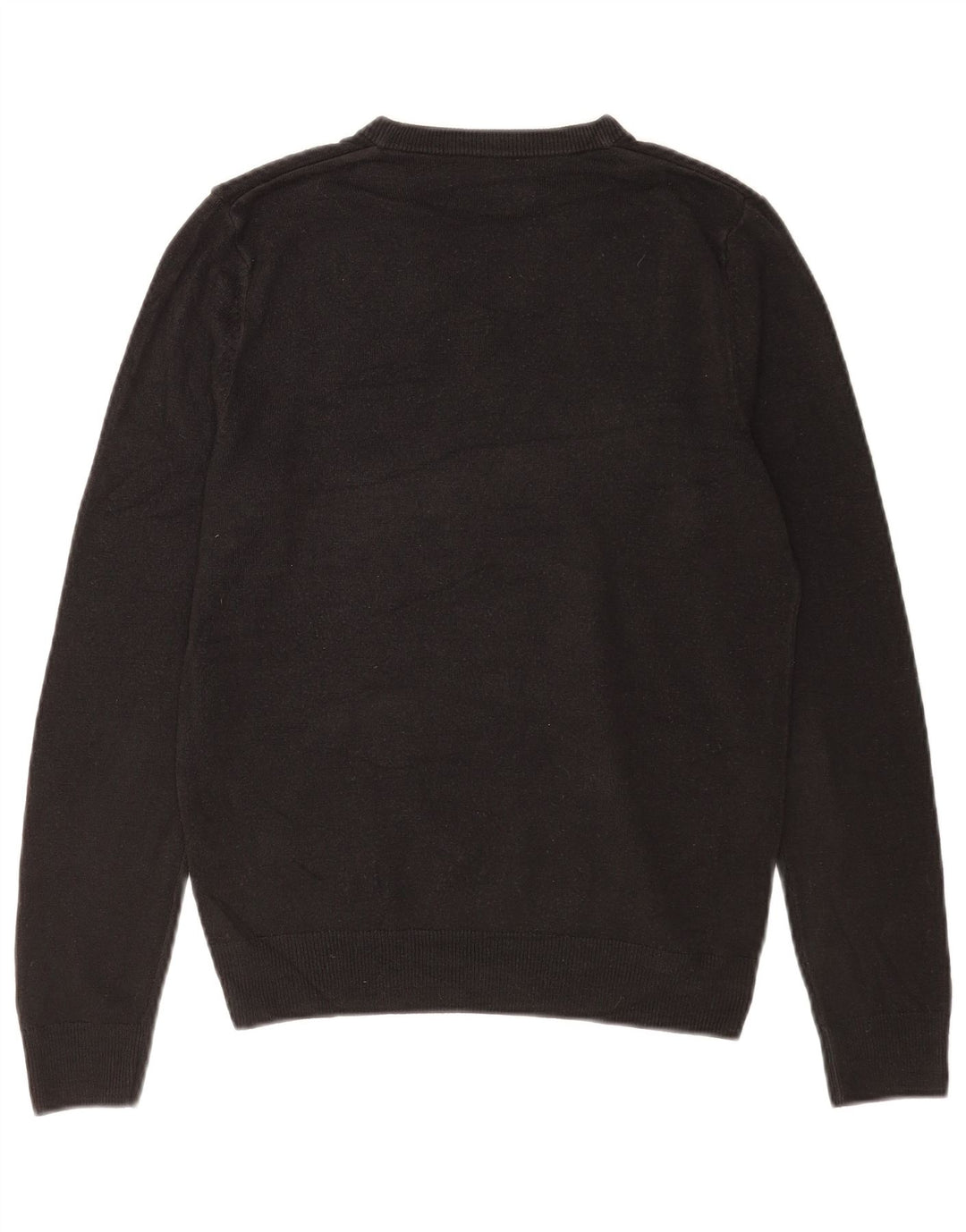 Marks & Spencer Herre V-hals sweater lille sort akryl
