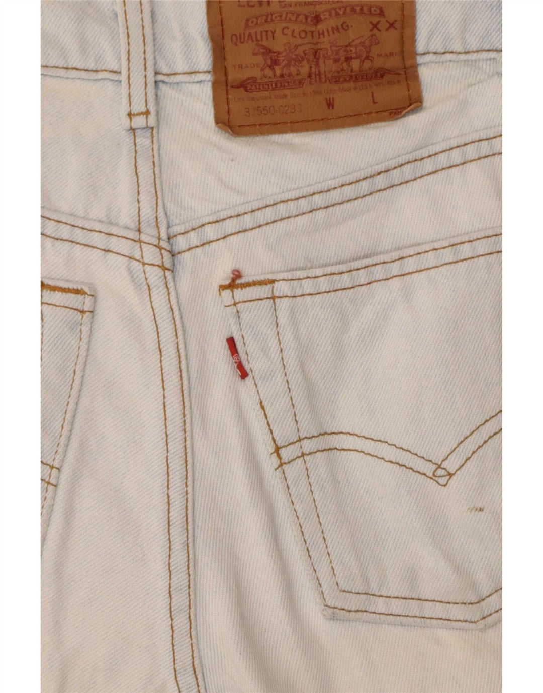 Levi's Womens 550 denimshorts US 5 Small W25 Blue Cotton
