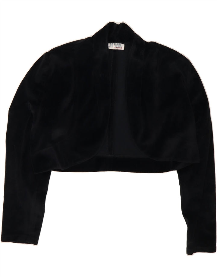 DIVA Womens Bolero Jacket UK 12 Medium Black Vintage Diva and Second-Hand Diva from Messina Hembry 