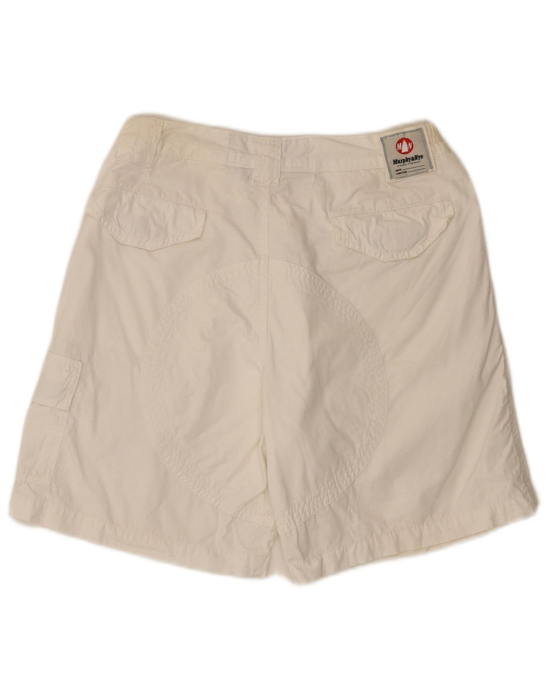 Murphy & Nye Herre Chino Shorts W31 Medium White Bomuld