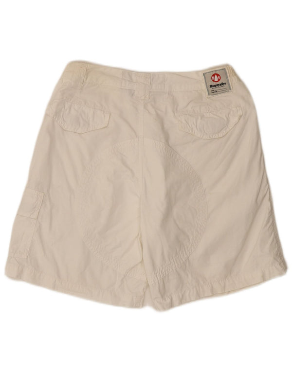 Murphy & Nye Herre Chino Shorts W31 Medium White Bomuld