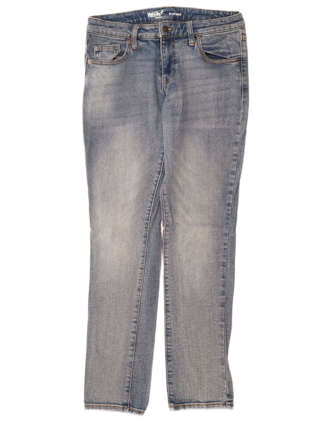 Mossimo Kvinde Kæreste Tapered Jeans US 4 Små W27 L30 Blå Bomuld