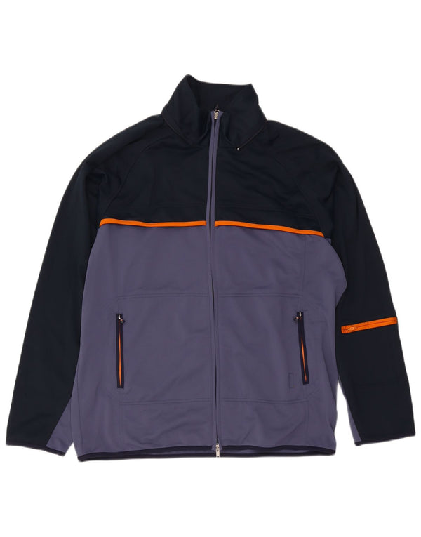 Champion Herre træningsdragt Topjakke Stor marineblå Colourblock Polyester