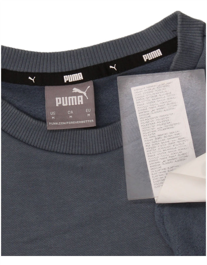 PUMA sweatshirt til mænd mellem grå bomuld