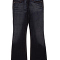 CALVIN KLEIN Dame Bootcut Jeans W32 L33 Marineblå Bomuld