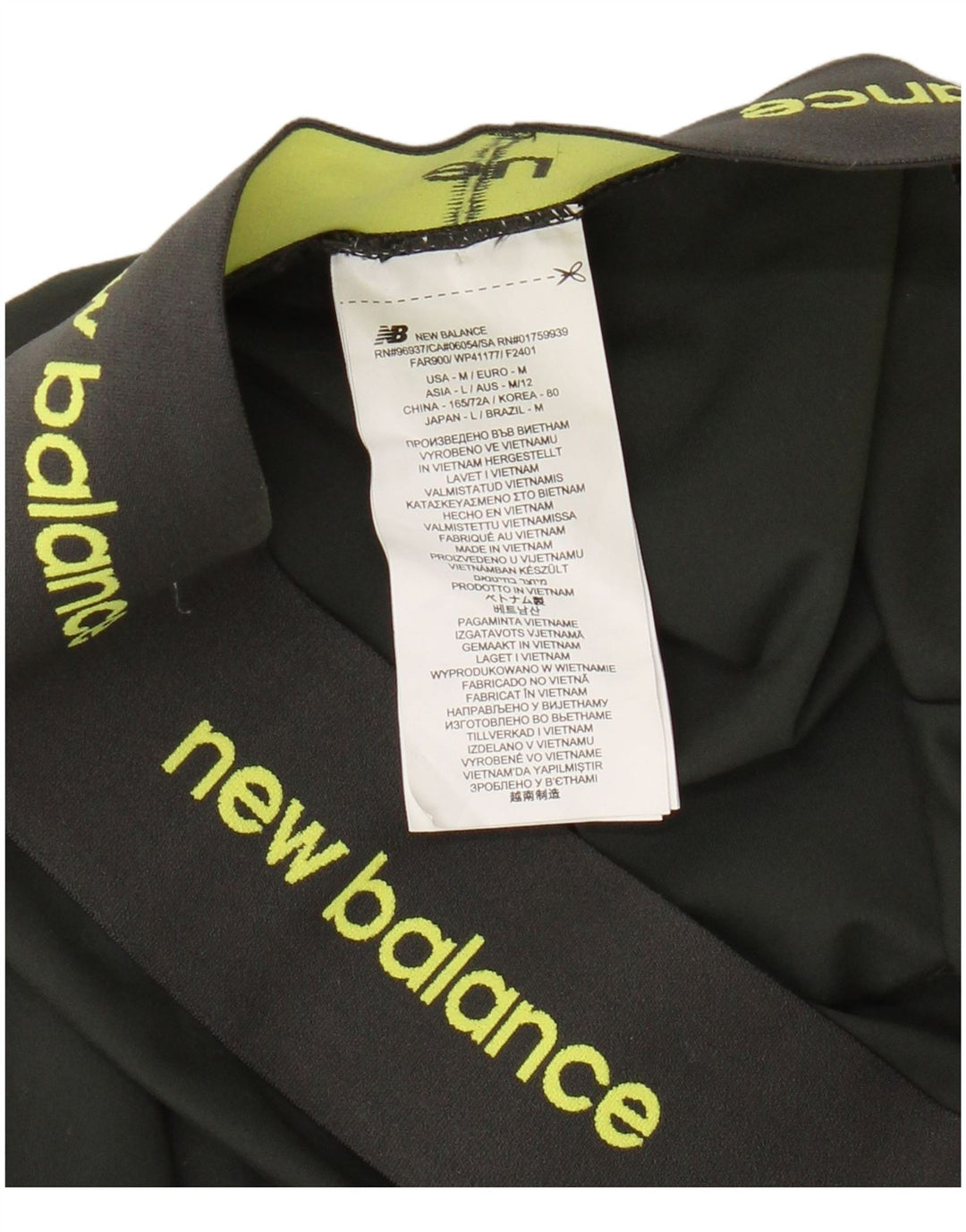 NEW BALANCE Grafiske Leggings til kvinder UK 12 Medium Khaki Polyester