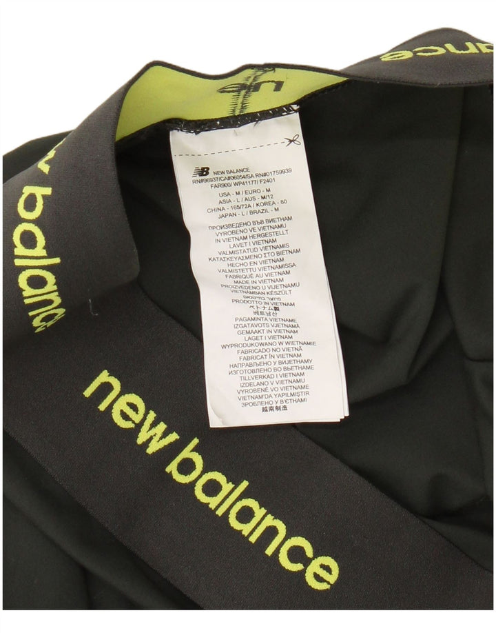 NEW BALANCE Grafiske Leggings til kvinder UK 12 Medium Khaki Polyester