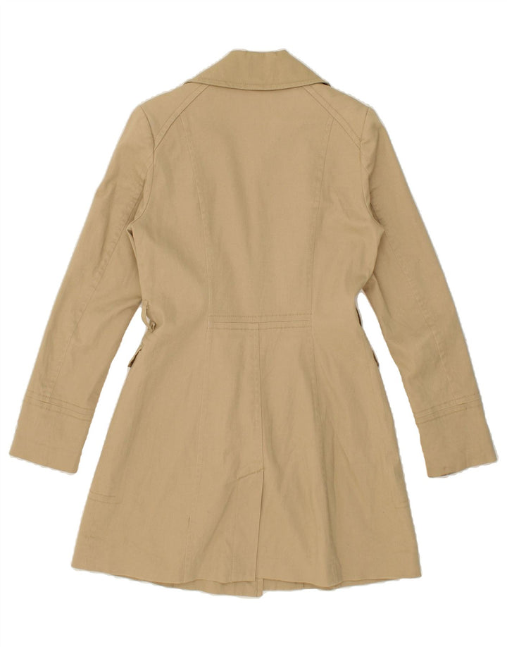 H&M Womens Double Breasted Coat EU 38 Medium Beige Cotton Vintage H&M and Second-Hand H&M from Messina Hembry 