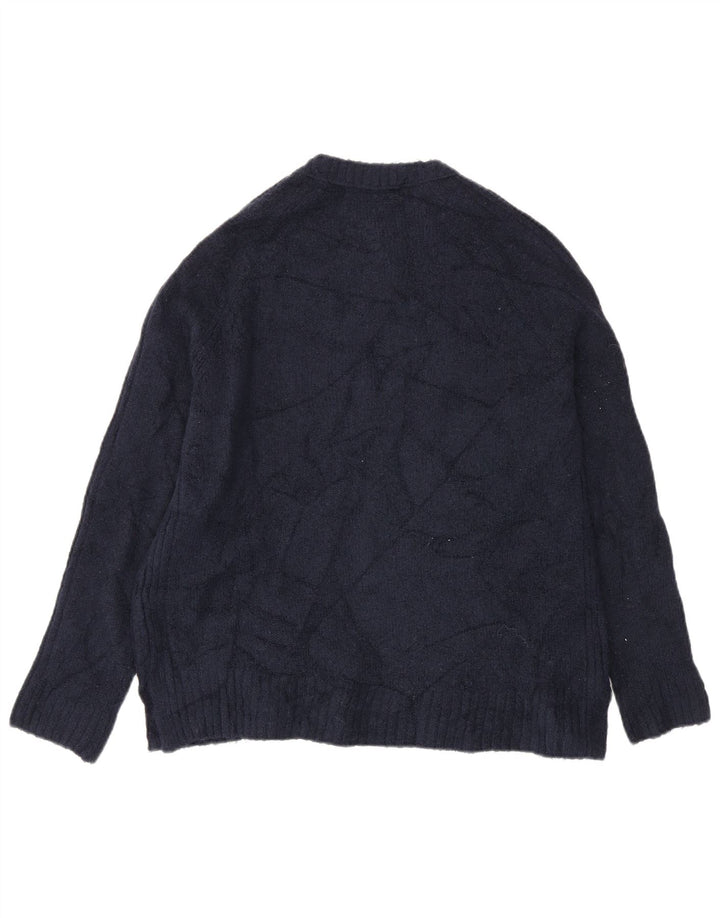 Marks & Spencer Dame sweater med rund hals DK 14 Medium Navy Blue