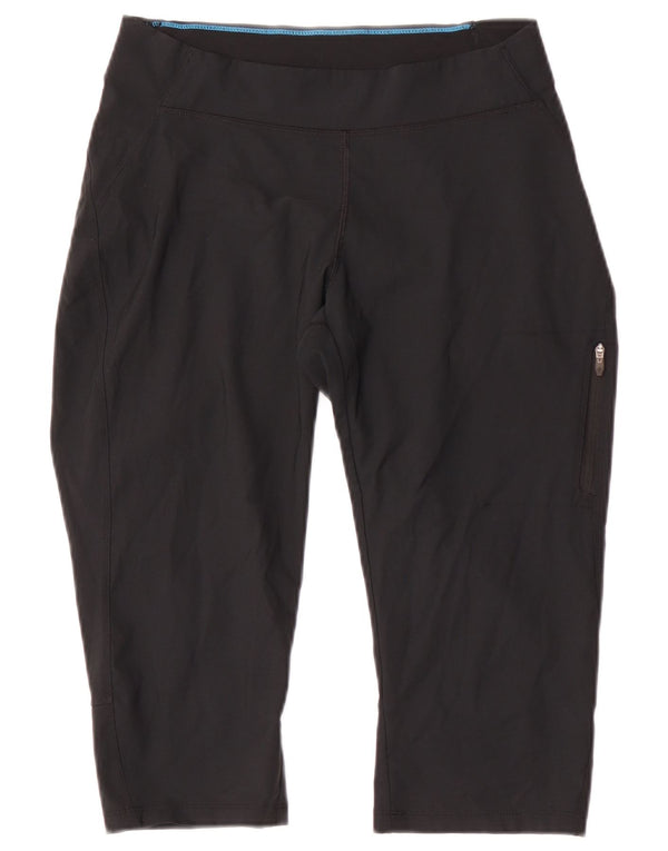 Columbia Womens Omni-Shield Capri Leggings UK 12 Medium Black Polyester