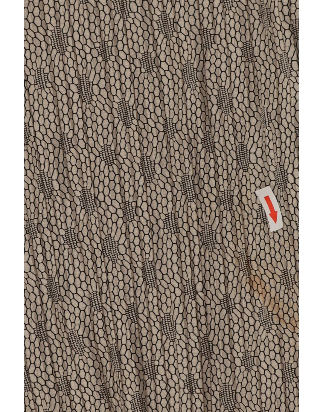 Zara Dame Oversized Langærmet Bluse Top UK 14 Medium Grå Geometrisk