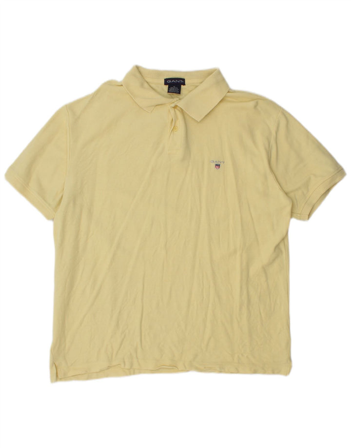 Gant herre poloshirt XL gul bomuld
