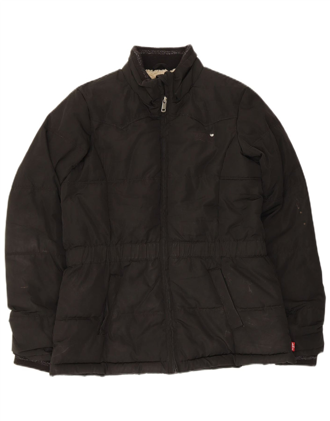 Levi's Pige Polstret Jakke 13-14 År Sort Polyester