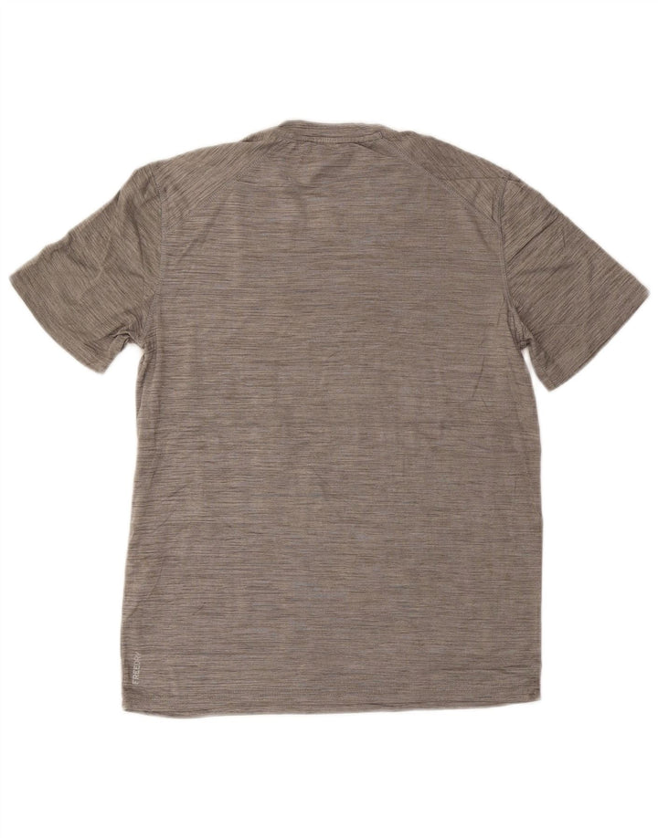 EDDIE BAUER Herre T-Shirt Top Lille Grå Flecked