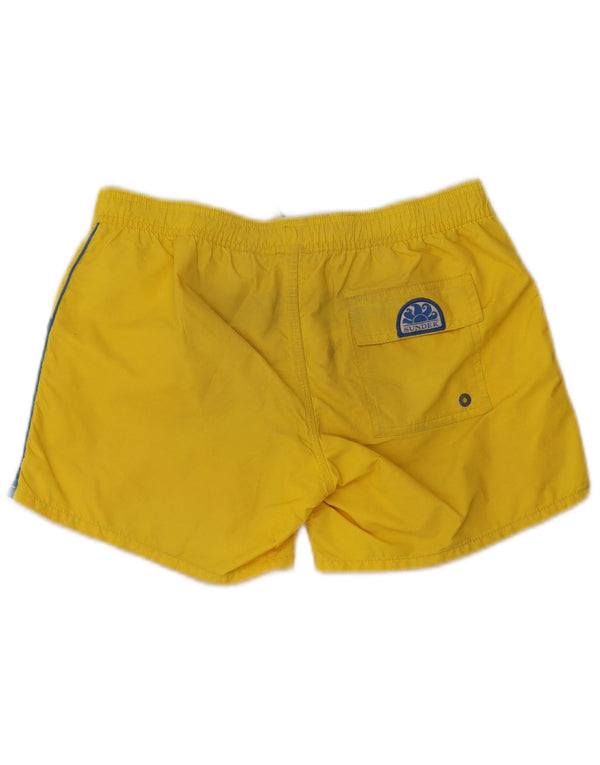 Sundek Boys Badeshorts 13-14 År Gul Polyester