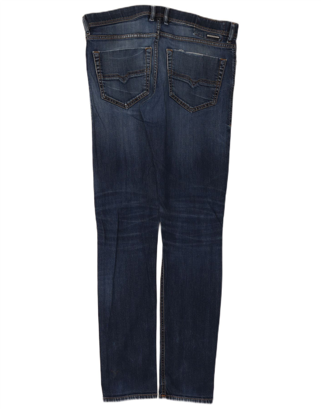 Diesel Herre Tepphar Carrot Slim Jeans W32 L34 Blå Bomuld