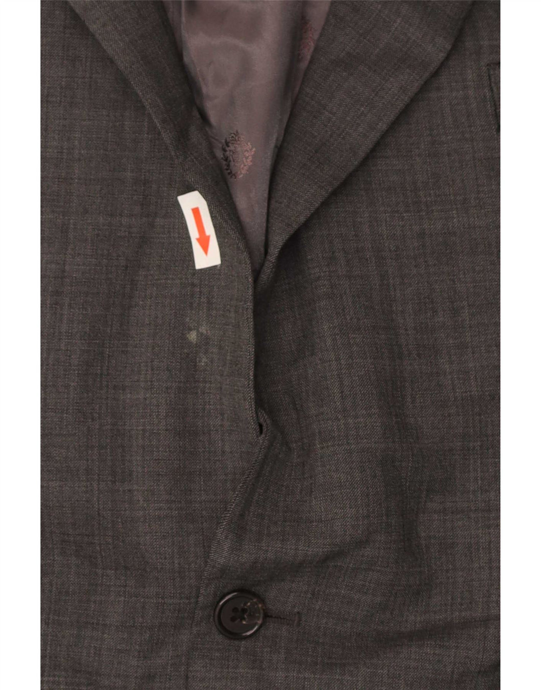 Ralph Lauren Herre Longline 2-knap blazerjakke UK 46 2XL Grå Klassisk
