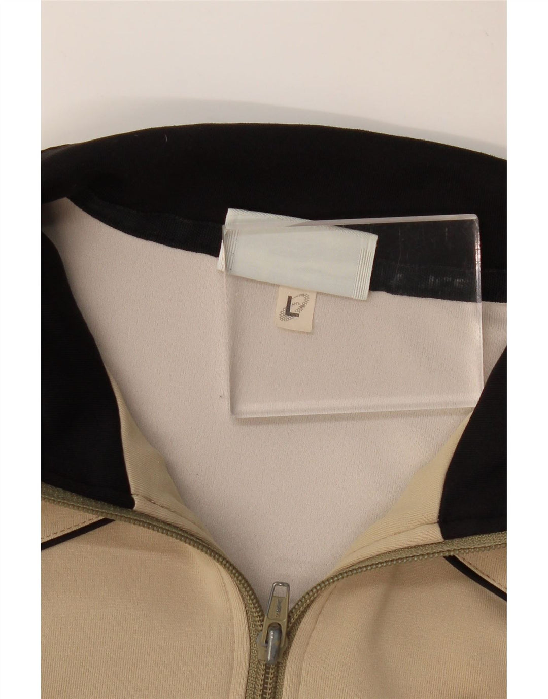 ASICS træningsdragt topjakke til kvinder UK 14 Large Beige Colourblock