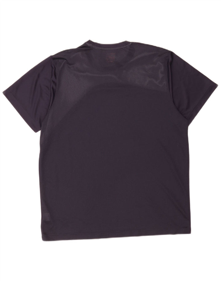 Puma Herre T-Shirt Top XL Marineblå Colourblock Polyester