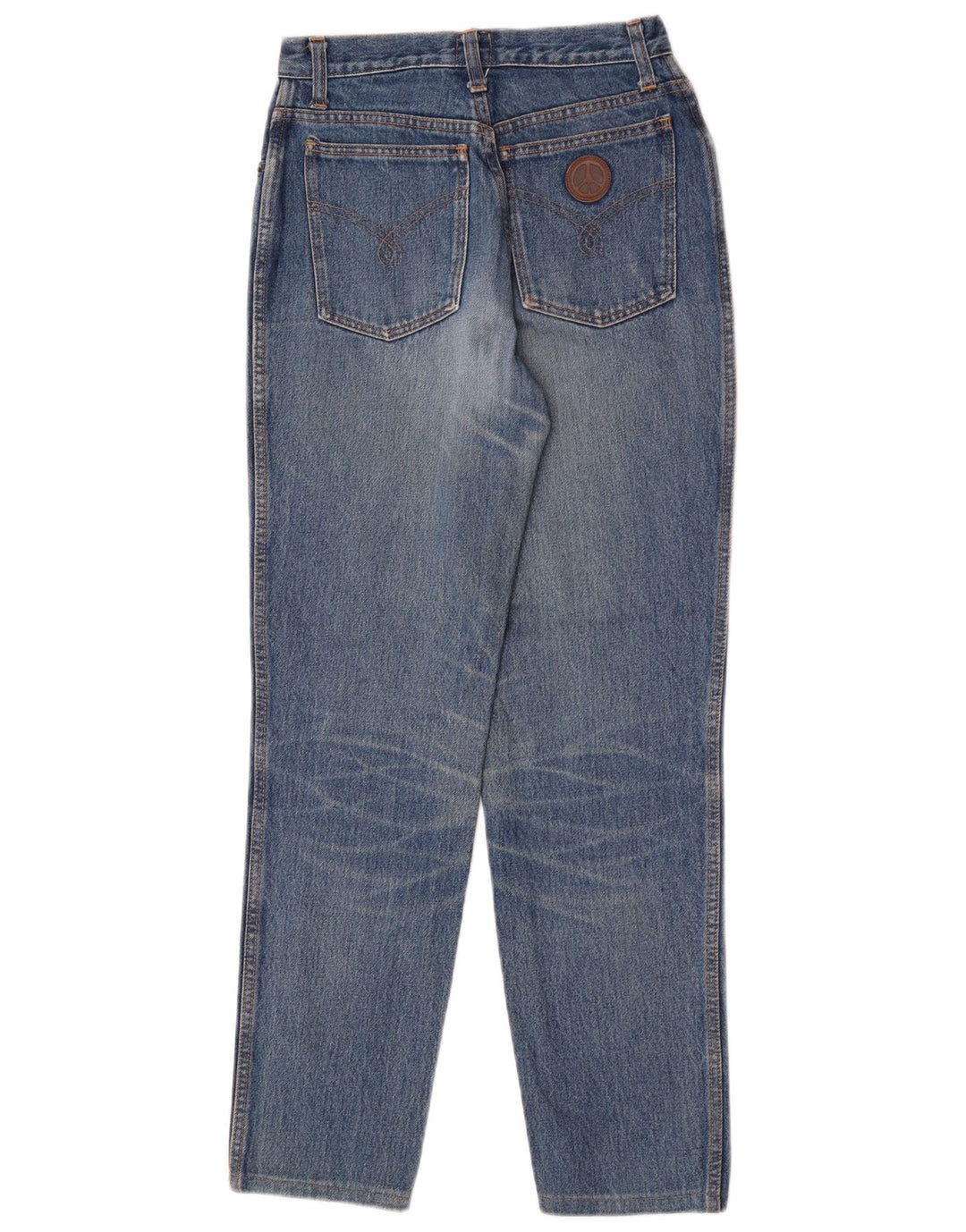 Moschino koniske jeans til kvinder W28 L28 blå bomuld