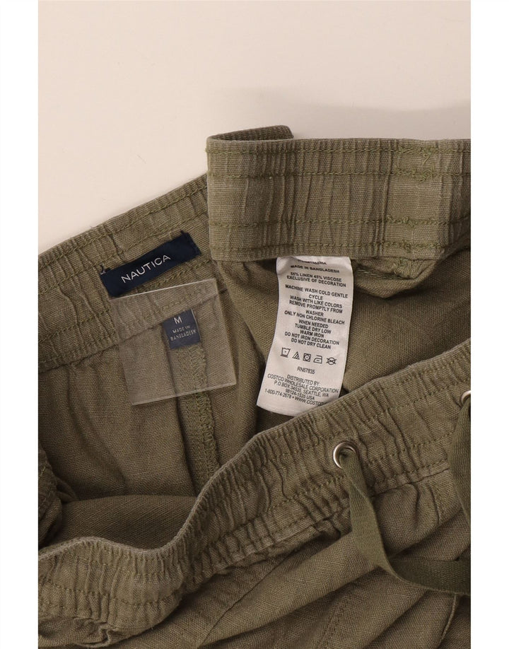 Nautica Chino Shorts til kvinder Medium W30 Khaki Linned