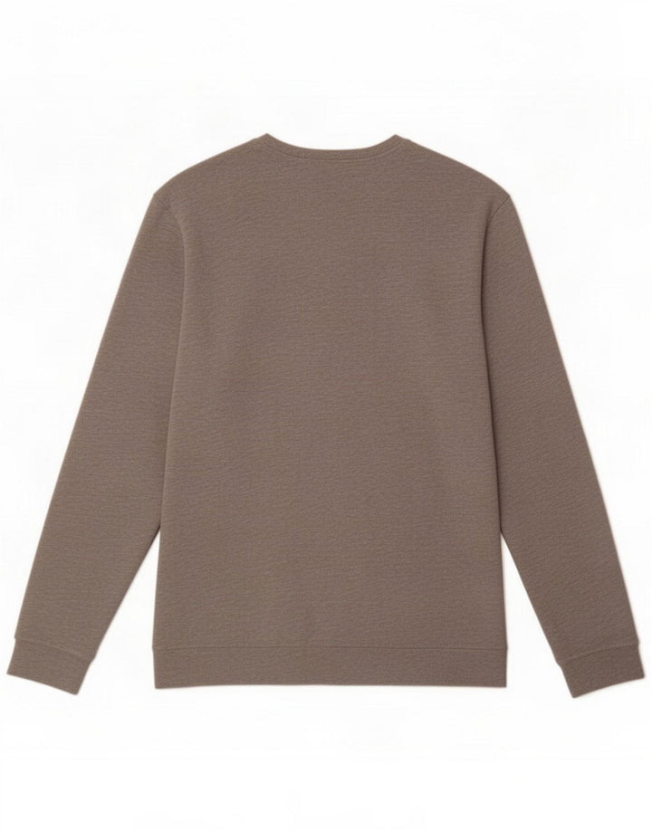 Marks & Spencer Herre Grafisk Sweatshirt Jumper Large Grå Bomuld