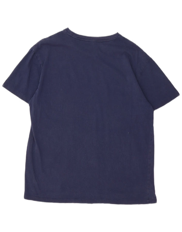 Polo Ralph Lauren Herre T-shirt Top Medium Marineblå Bomuld
