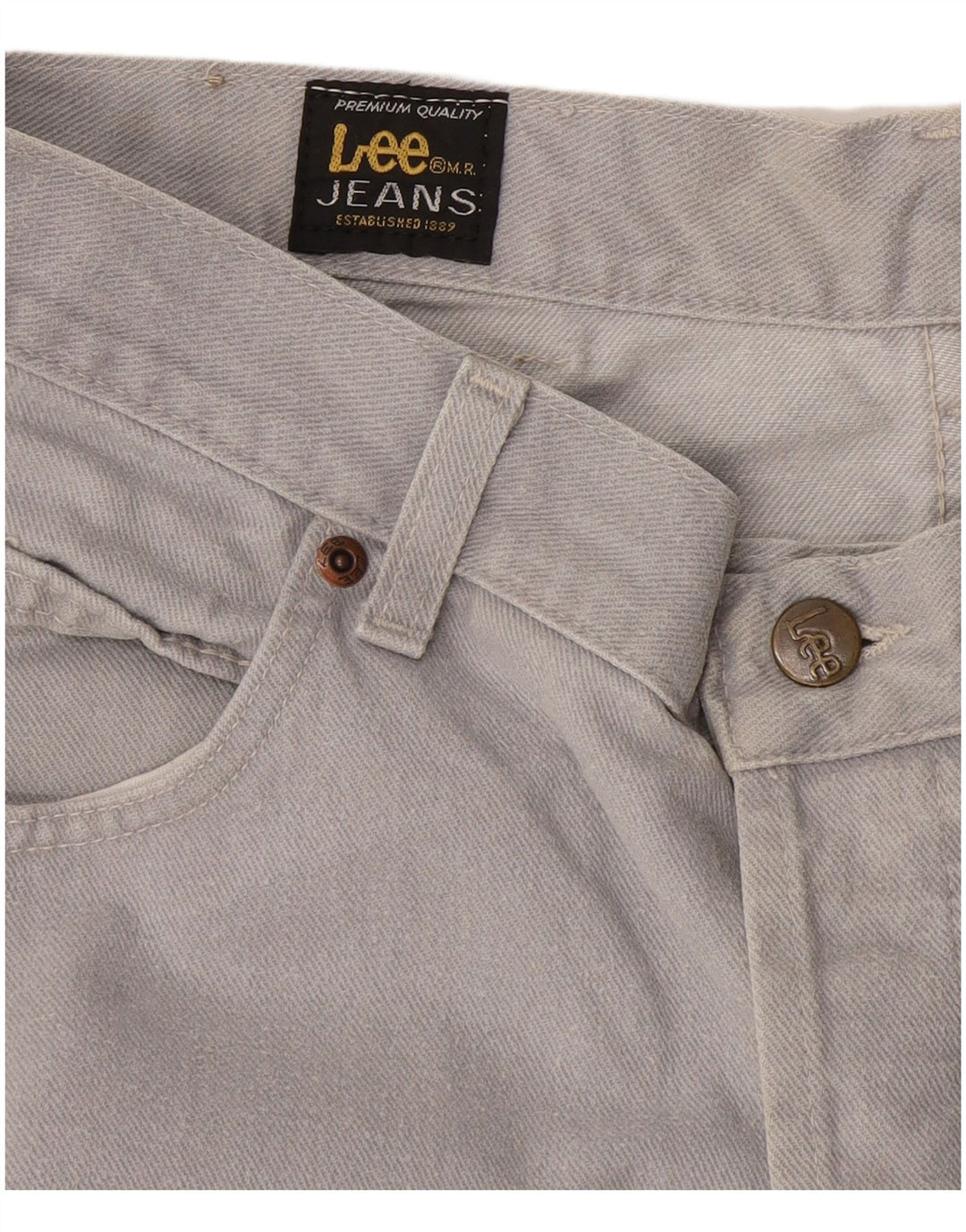 Lee Straight Jeans til mænd W32 L30 Grå