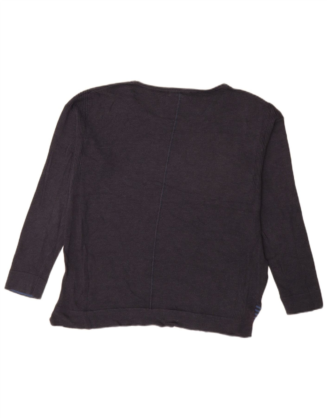 WHITE STUFF Dame Boat Neck Jumper Sweater UK 10 Small Navy Blue