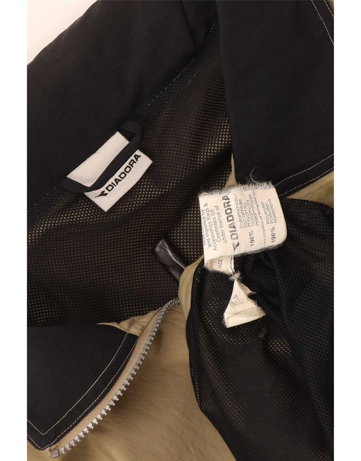 Diadora Regnjakke til mænd UK 42 XL Beige Polyamid