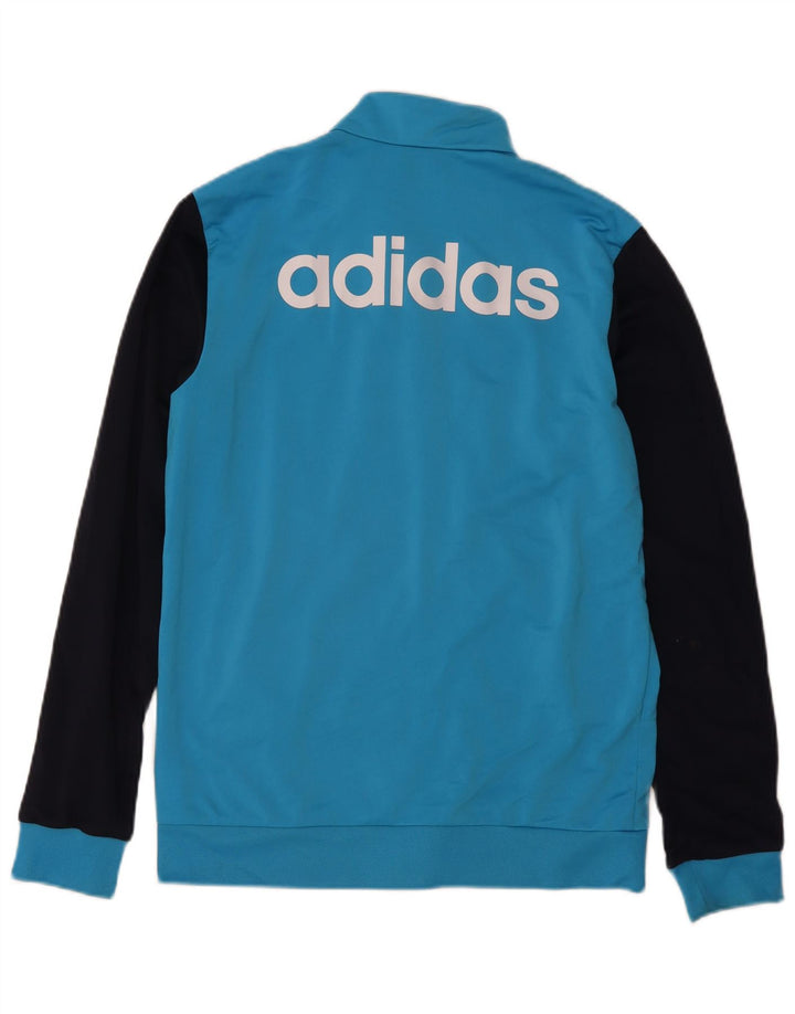 Adidas Herre grafisk træningsdragt Topjakke Medium Blue Colourblock Polyester