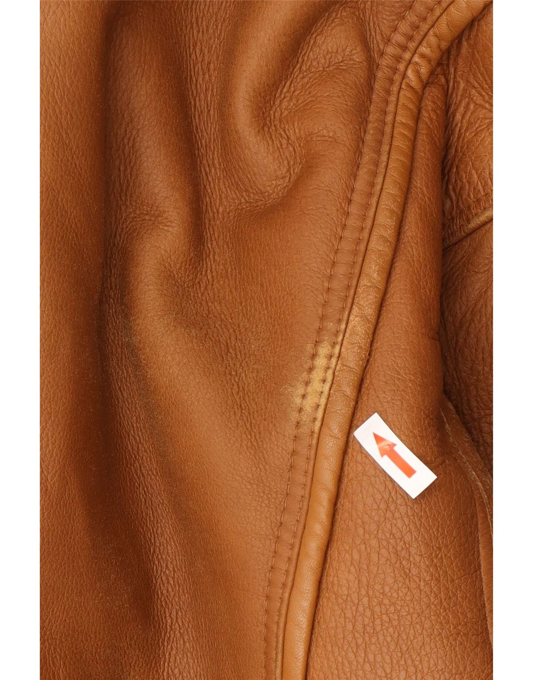 Vinci Herre Shearling Jacket UK 40 Stort brunt læder