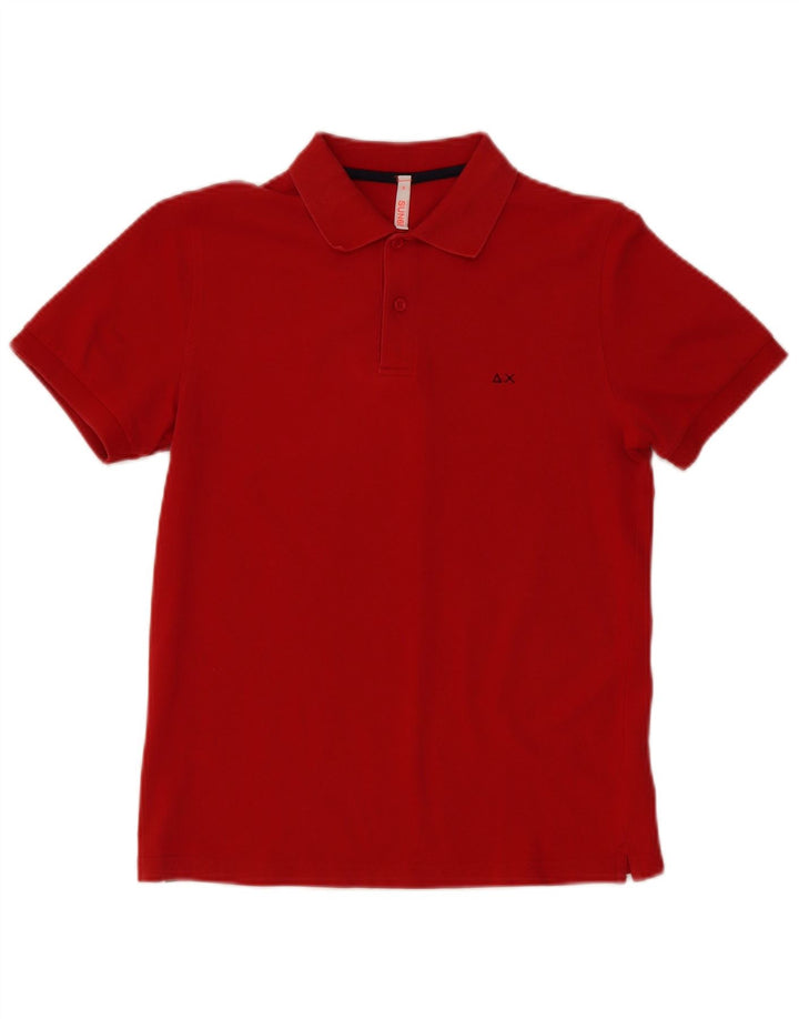 Sun68 Herre poloshirt Lille rød bomuld