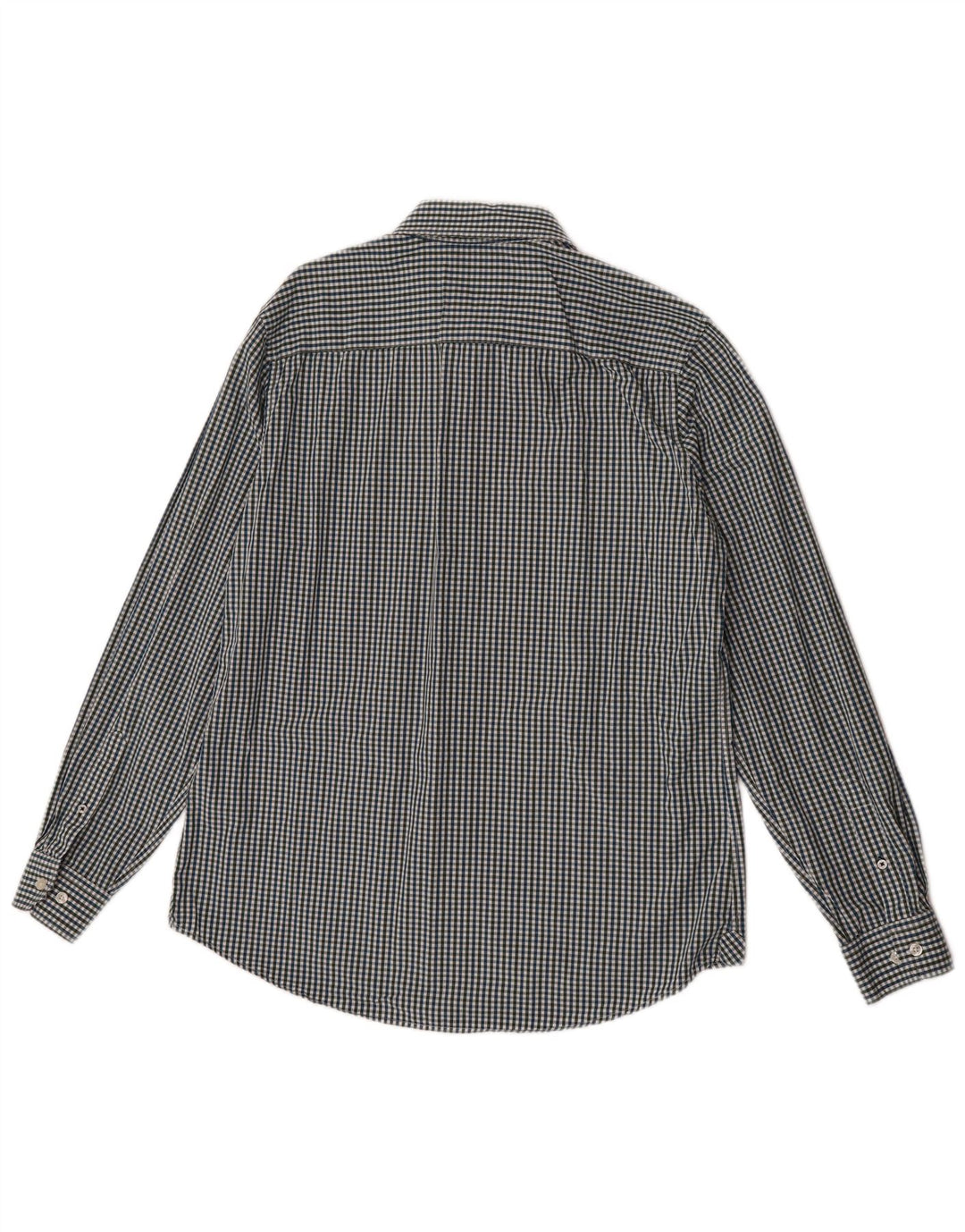 Besætningstøj Herre Slim Fit skjorte Stor flerfarvet Gingham Bomuld
